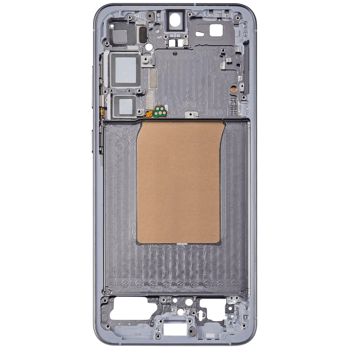 Mid-Frame Housing Compatible For Samsung Galaxy S25 Plus 5G (US & International Version) (Silver Shadow)