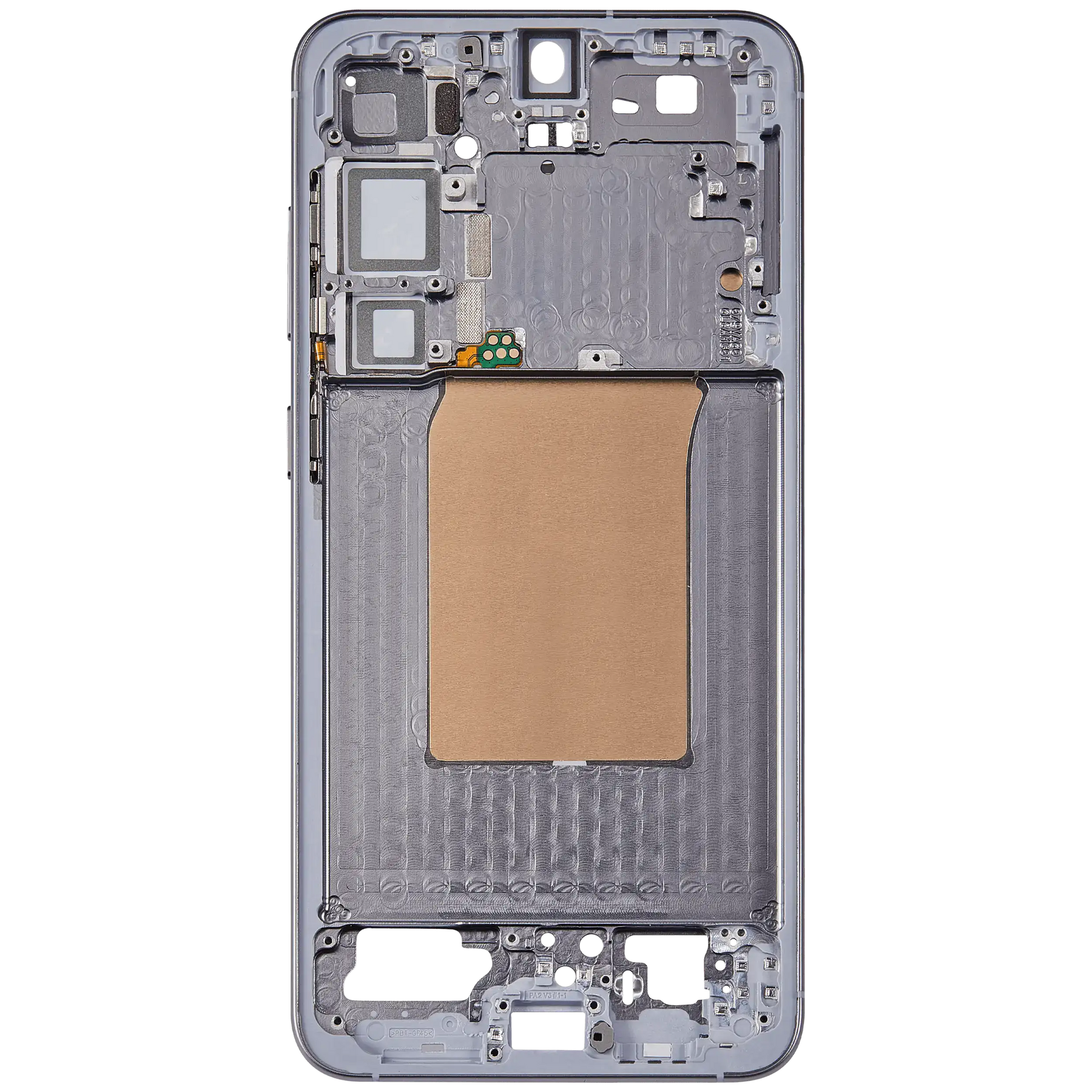 Mid-Frame Housing Compatible For Samsung Galaxy S25 Plus 5G (US & International Version) (Silver Shadow)