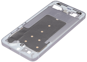 Mid-Frame Housing Compatible For Samsung Galaxy S25 Plus 5G (US & International Version) (Silver Shadow)