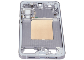 Mid-Frame Housing Compatible For Samsung Galaxy S25 Plus 5G (US & International Version) (Silver Shadow)