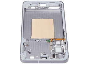 Mid-Frame Housing Compatible For Samsung Galaxy S25 Plus 5G (US & International Version) (Silver Shadow)