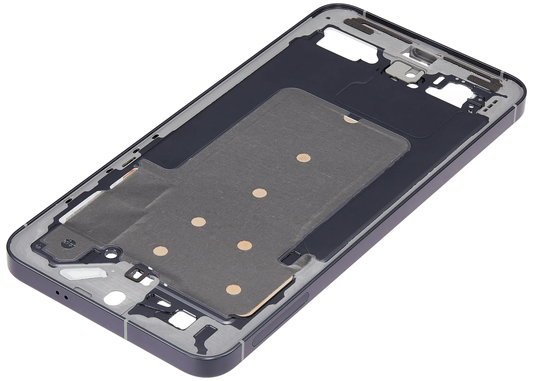 Mid-Frame Housing Compatible For Samsung Galaxy S25 Plus 5G (US & International Version) (Blue Black)