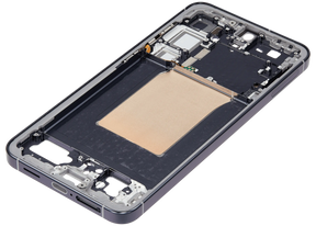 Mid-Frame Housing Compatible For Samsung Galaxy S25 Plus 5G (US & International Version) (Blue Black)