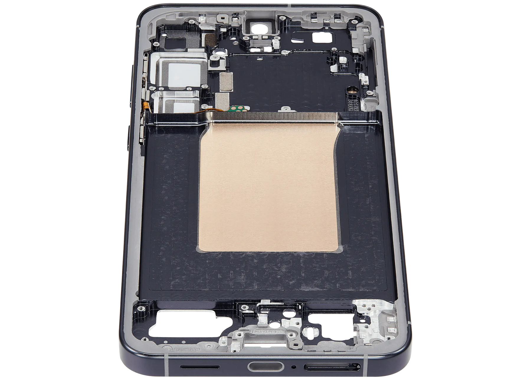 Mid-Frame Housing Compatible For Samsung Galaxy S25 Plus 5G (US & International Version) (Blue Black)