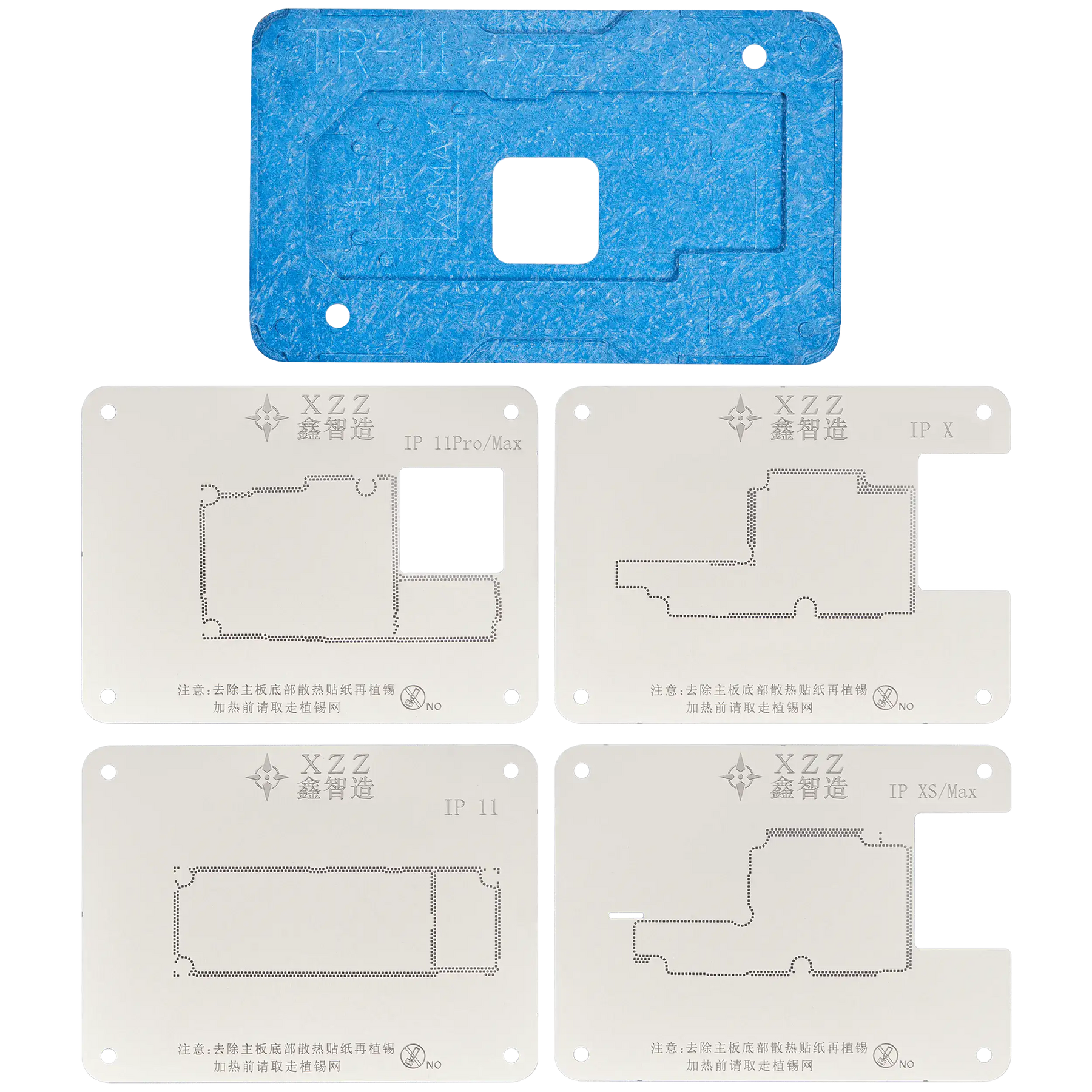 TR Middle Frame BGA Plant Tin Platform For iPhone X-16 Pro Max (XZZ)