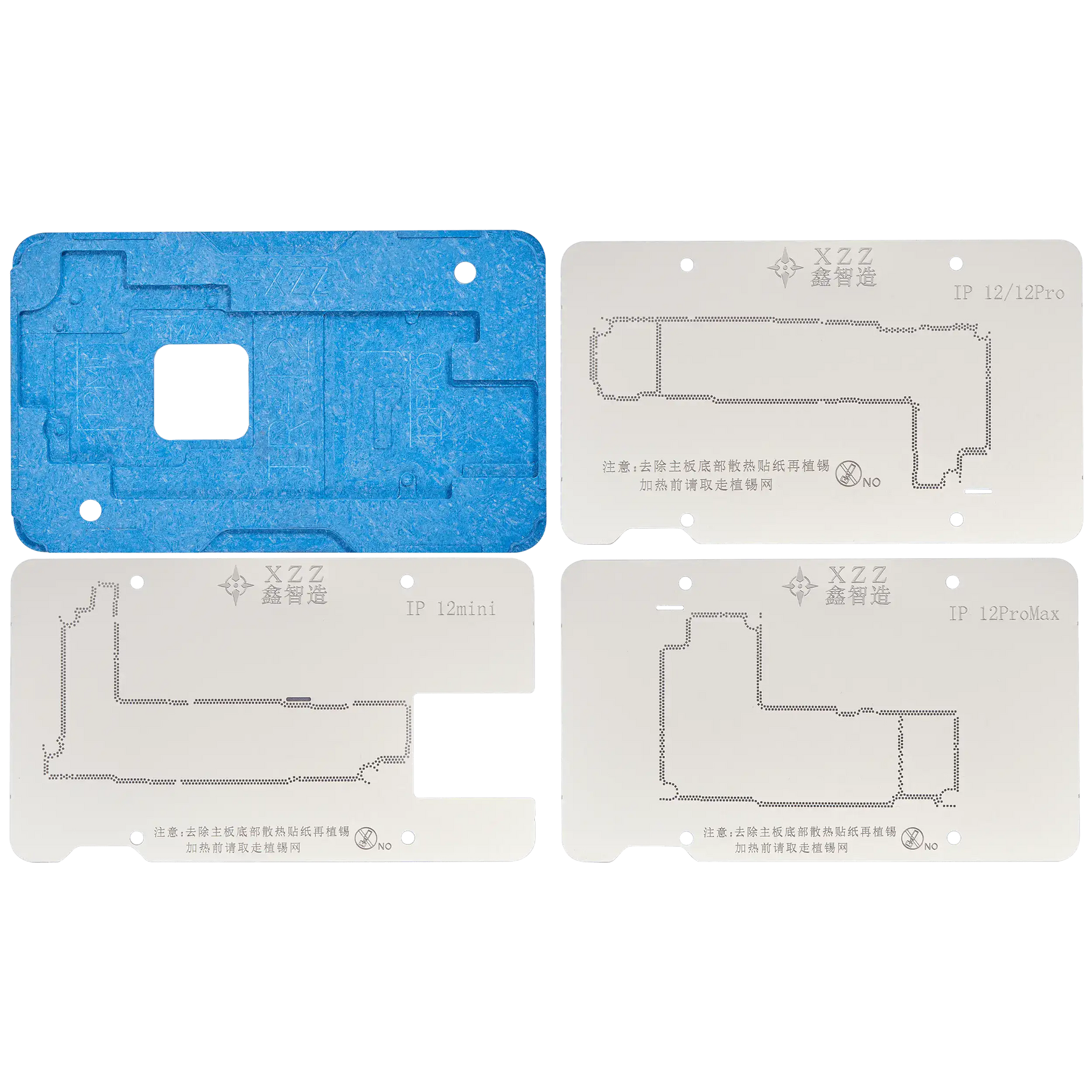TR Middle Frame BGA Plant Tin Platform For iPhone X-16 Pro Max (XZZ)