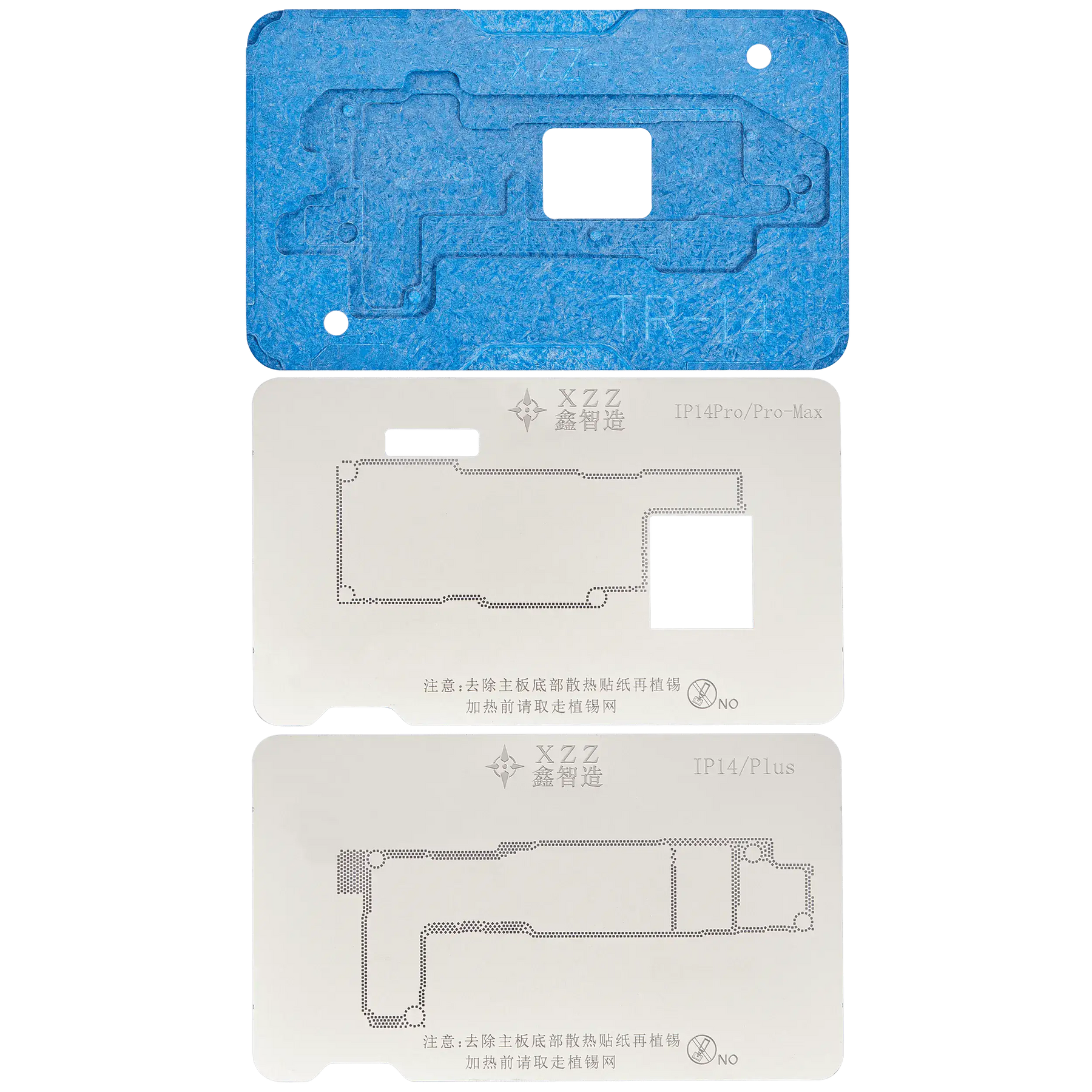 TR Middle Frame BGA Plant Tin Platform For iPhone X-16 Pro Max (XZZ)