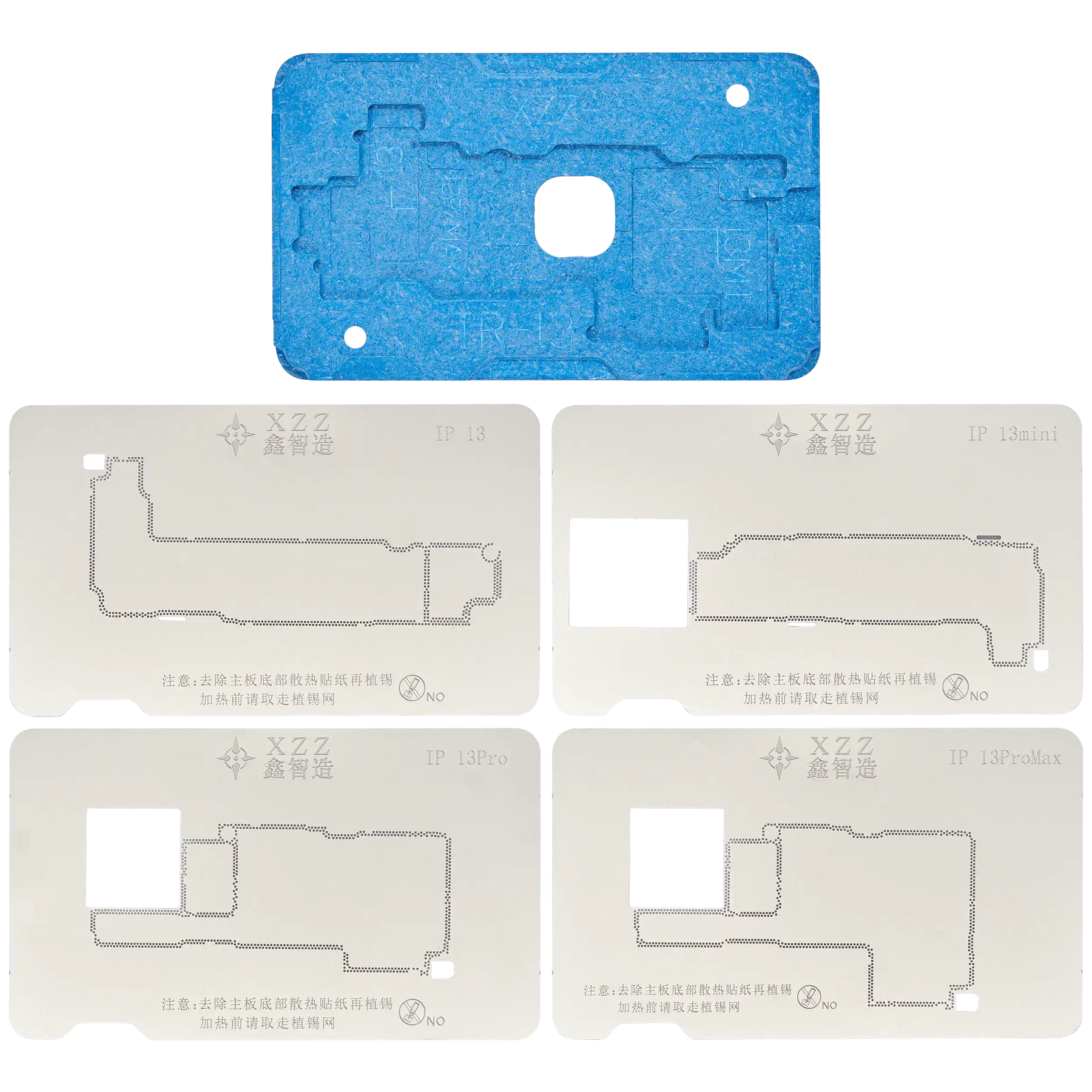 TR Middle Frame BGA Plant Tin Platform For iPhone X-16 Pro Max (XZZ)