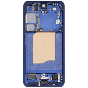 OLED Assembly With Frame Compatible For Samsung Galaxy S25 5G Replacement (US & International) (Service Pack) (Navy)