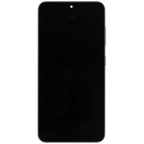 OLED Assembly With Frame Compatible For Samsung Galaxy S25 5G Replacement (US & International) (Service Pack) (Silver Shadow)