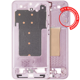 Mid-Frame Housing Compatible For Samsung Galaxy S25 Plus 5G (US & International Version) (Pink Gold)