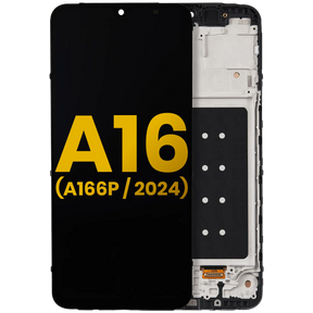 OLED Assembly With Frame Compatible For Samsung Galaxy A16 5G (A166P / 2024) (Refurbished) (All Colors)