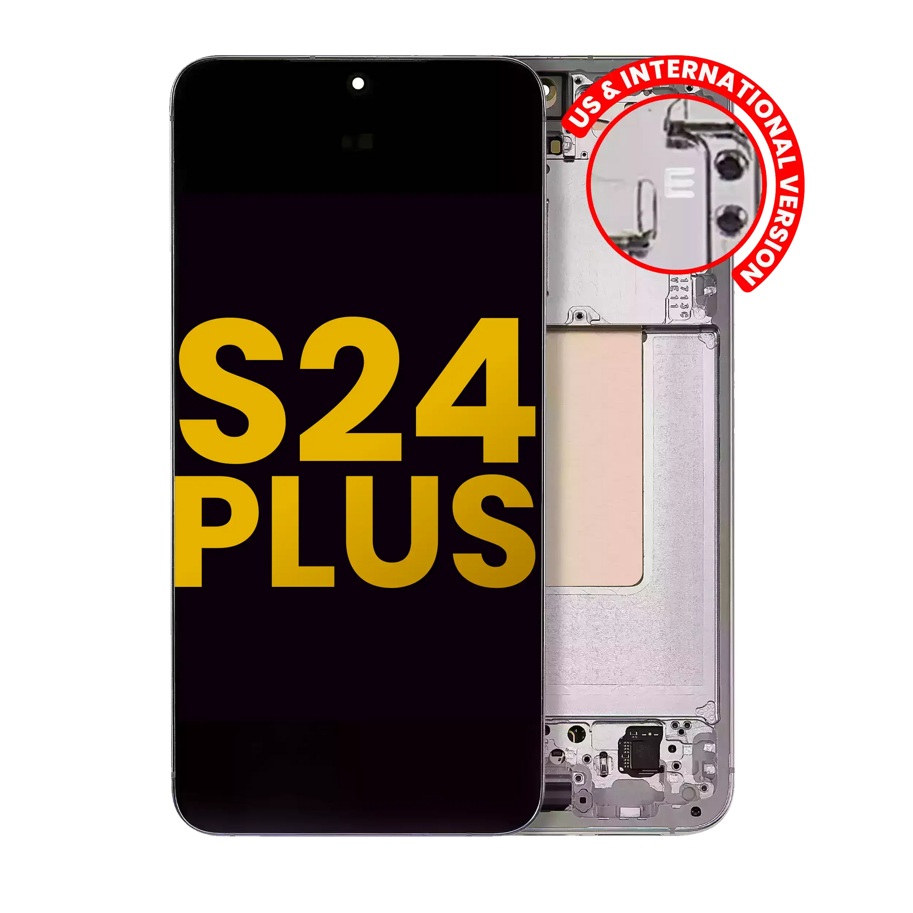 OLED Assembly With Frame Compatible For Samsung Galaxy S24 Plus 5G (US & International Version) (Refurbished) (Jade Green)