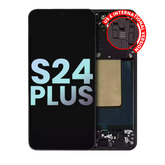OLED Assembly With Frame Compatible For Samsung Galaxy S24 Plus 5G (US & International Version) (Service Pack) (Onyx Black)