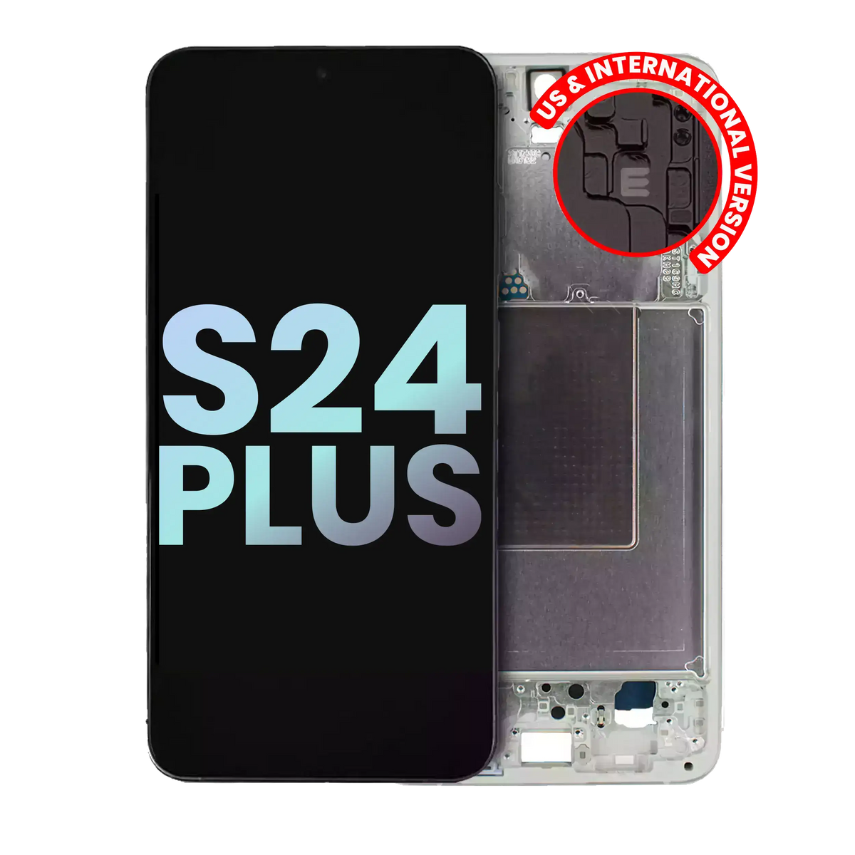 OLED Assembly With Frame Compatible For Samsung Galaxy S24 Plus 5G (US & International Version) (Service Pack) (Jade Green)