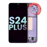 OLED Assembly With Frame Compatible For Samsung Galaxy S24 Plus 5G (US & International Version) (Service Pack) (Cobalt Violet)