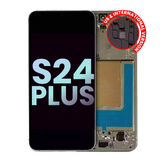 OLED Assembly With Frame Compatible For Samsung Galaxy S24 Plus 5G (US & International Version) (Service Pack) (Amber Yellow)