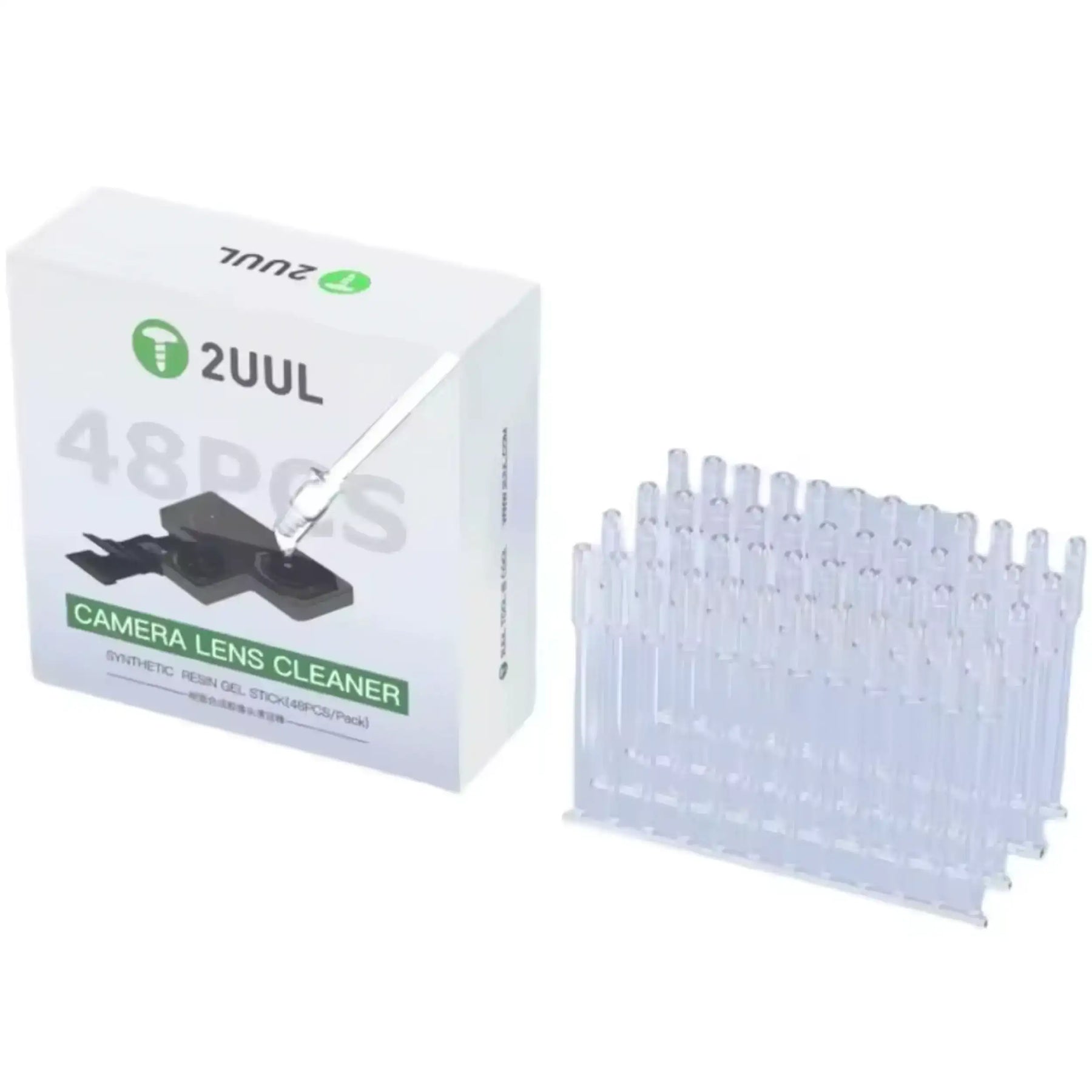 Camera Lens Cleaner Synthetic Resin Gel Stick (48 Piece Set) (2UUL)