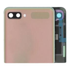 Outer OLED Assembly With Frame Compatible For Samsung Galaxy Z Flip 4G (F700) / Z Flip 5G (F707) (Service Pack) (Mystic Bronze)