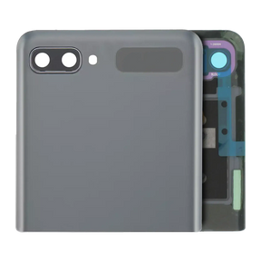 Outer OLED Assembly With Frame Compatible For Samsung Galaxy Z Flip 4G (F700) / Z Flip 5G (F707) (Service Pack) (Mystic Gray)