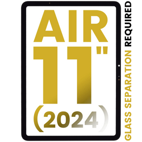 Front Glass Compatible For iPad Air 11" (2024) (Glass Separation Required) (Premium) (All Colors)