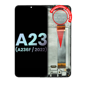 LCD Assembly With Frame Compatible For Samsung Galaxy A23 5G (A236F / 2022) (International Version) (Service Pack) (All Colors)