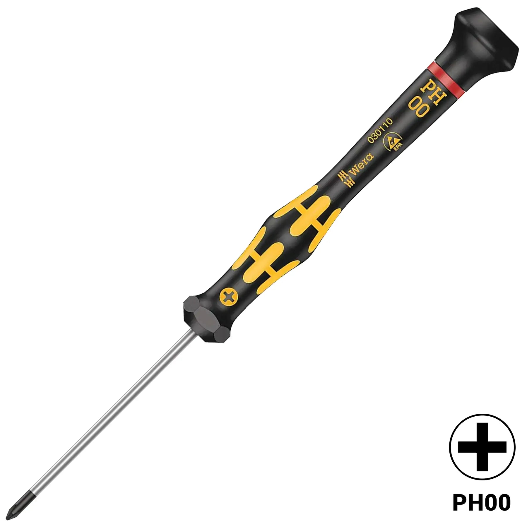 Kraftform Micro ESD Phillips screwdriver PH 00 X 60 MM (1550) (Wera)