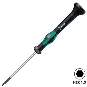 Kraftform micro Hexagon Catterpillar Screwdriver 1.3mm X 40mm (Wera)
