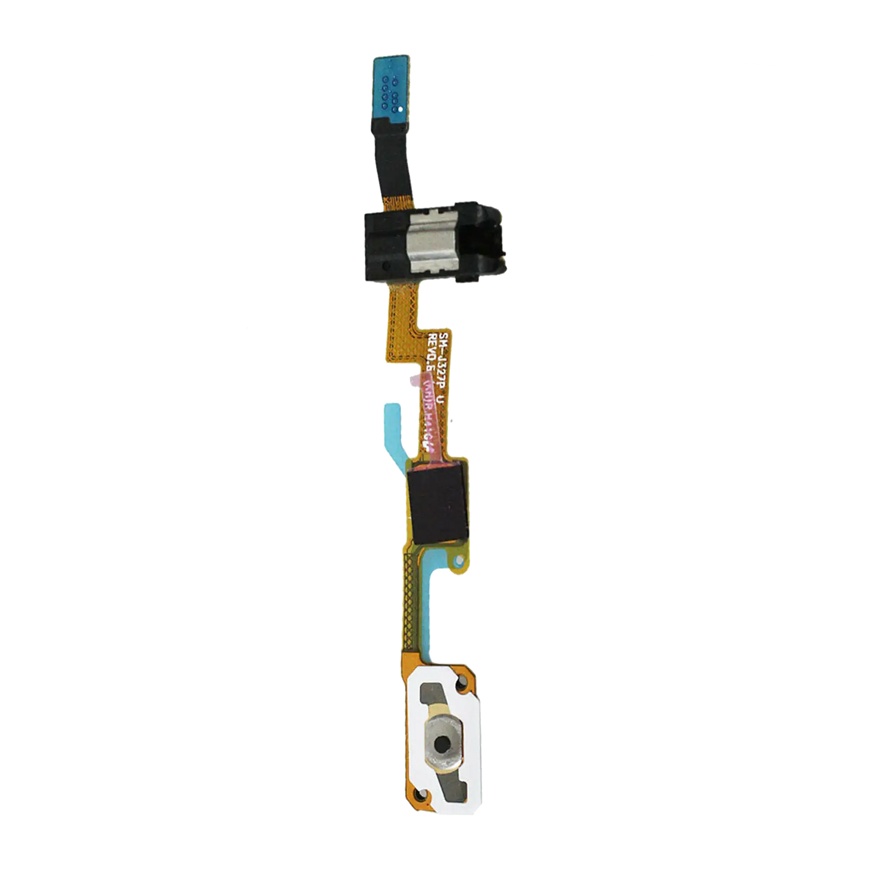 Home Button Flex Cable With Headphone Jack Compatible For Samsung Galaxy J3 (J327 / 2017)
