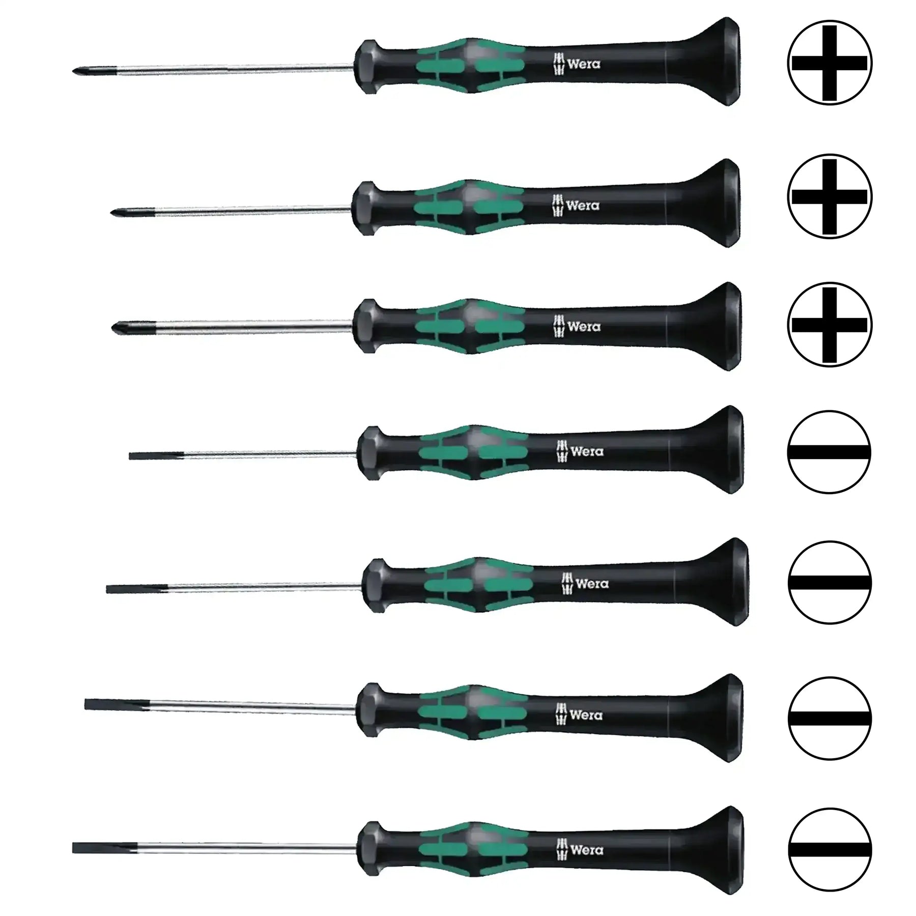 Kraftform Micro Precision Screwdriver Set (7 Piece) (2035 / 2050) (Wera)