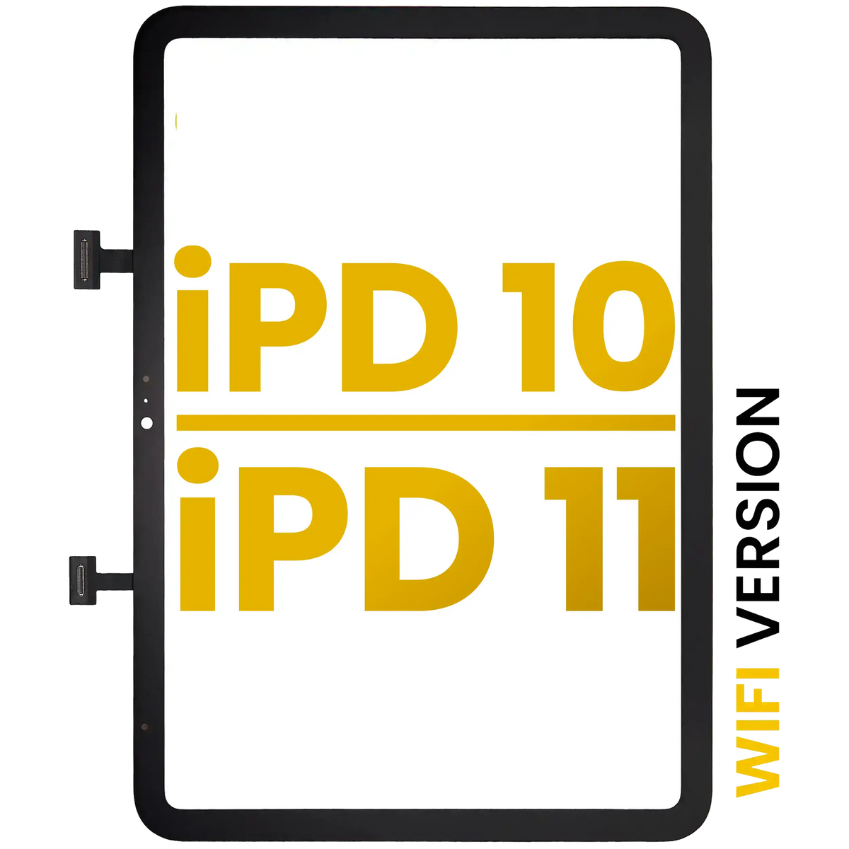 Digitizer Compatible For iPad 10 (2022) / iPad 11 (2025) (Premium) (WiFi Only) (Black)