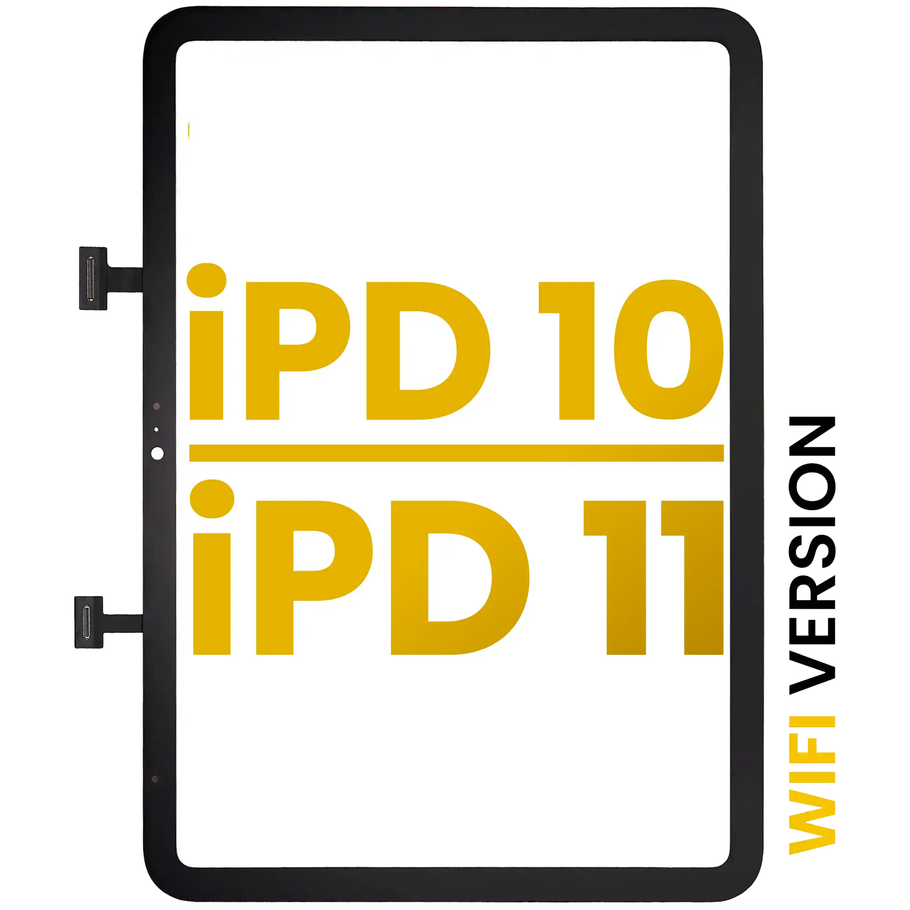 Digitizer Compatible For iPad 10 (2022) / iPad 11 (2025) (Premium) (WiFi Only) (Black)