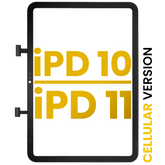 Digitizer Compatible For iPad 10 (2022) / iPad 11 (2025) (Premium) (WiFi / Cellular) (Black)