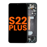 OLED Assembly With Frame Compatible For Samsung Galaxy S22 Plus 5G (Blemish: Grade C) (Phantom Black)