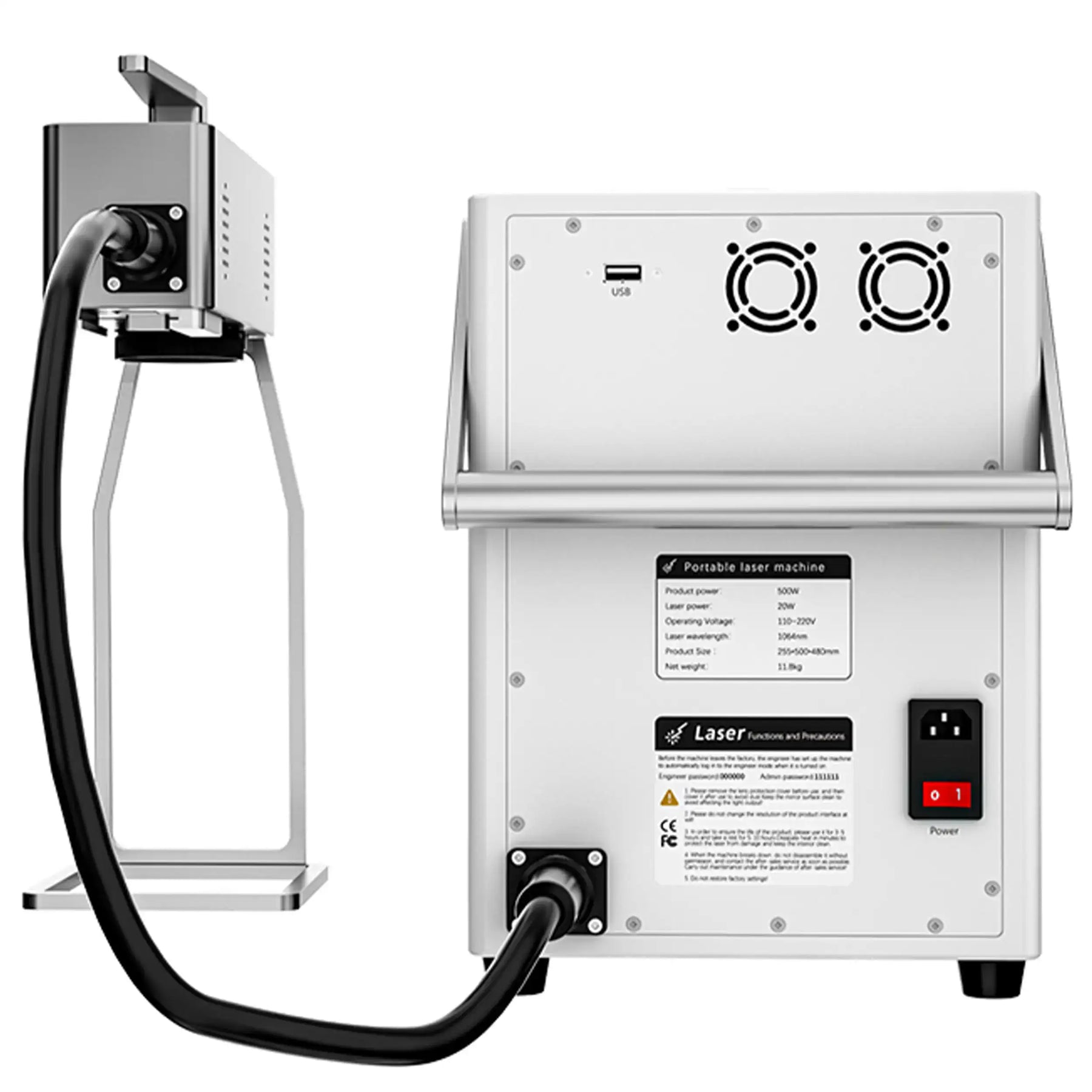 Back Glass Removal & Engraving Laser Machine (TBK-958N)