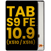 LCD Assembly Without Frame Compatible For Samsung Galaxy Tab S9 FE 10.9" (X510 / X516 ) (2023) (Refurbished) (Black)