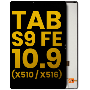 LCD Assembly Without Frame Compatible For Samsung Galaxy Tab S9 FE 10.9" (X510 / X516 ) (2023) (Refurbished) (Black)