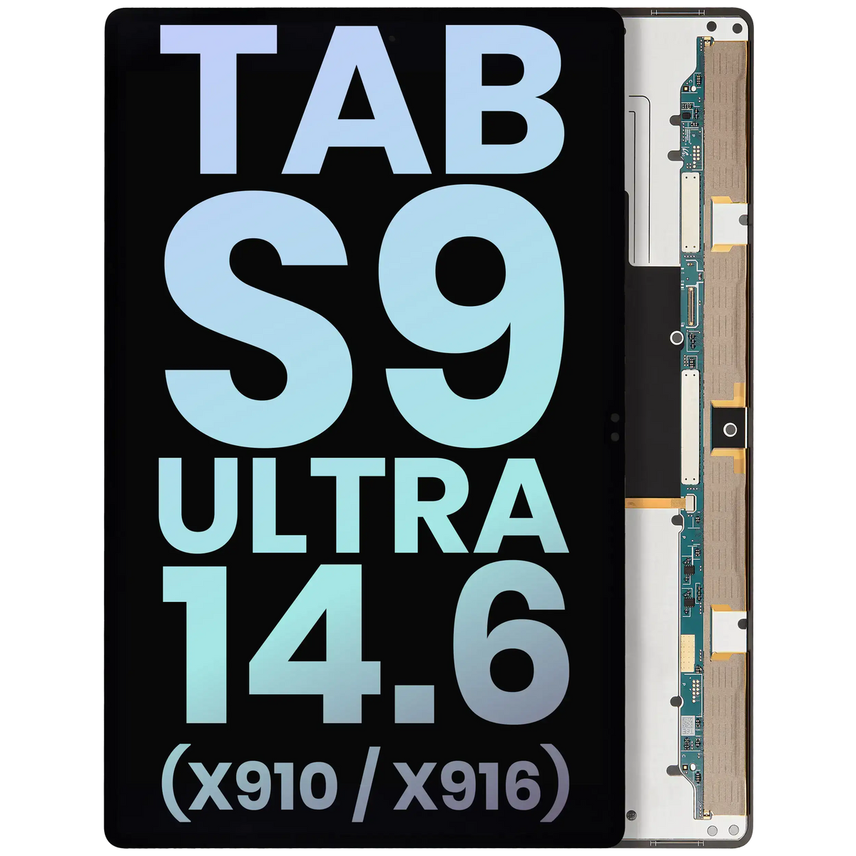 OLED Assembly Without Frame Compatible For Samsung Galaxy Tab S9 Ultra 14.6" (X910 / X916) (2023) (Service Pack) (All Colors)