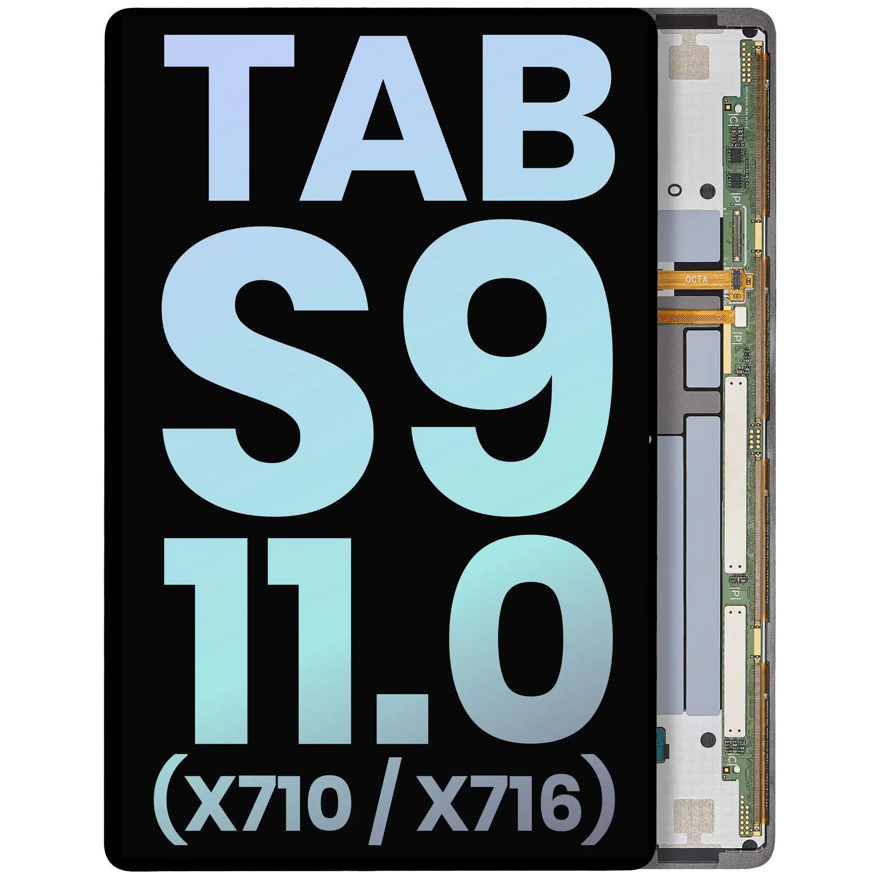 OLED Assembly Without Frame Compatible For Samsung Galaxy Tab S9 11.0" (X710 / X716) (2023) (Service Pack) (All Colors)