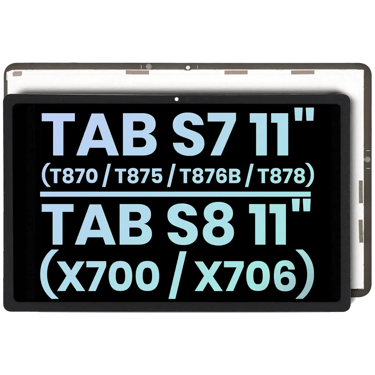 LCD Assembly Without Frame Compatible For Samsung Galaxy Tab S7 11" (2020) (T870 / T875 / T876B / T878) / Tab S8 11" (2022) (X700 / X706) (Service Pack) (All Colors)