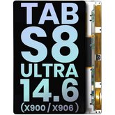 OLED Assembly Without Frame Compatible For Samsung Galaxy Tab S8 Ultra 14.6" (X900 / X906 ) (2022) (WiFi / 5G) (Service Pack) (All Colors)