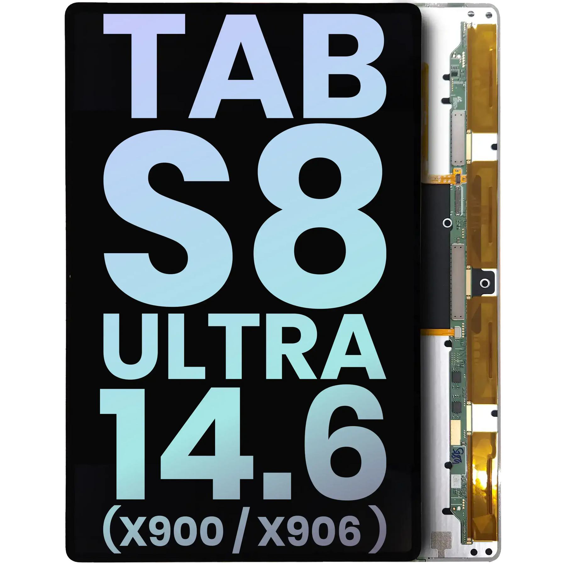 OLED Assembly Without Frame Compatible For Samsung Galaxy Tab S8 Ultra 14.6" (X900 / X906 ) (2022) (WiFi / 5G) (Service Pack) (All Colors)