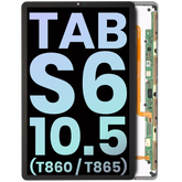 OLED Assembly Without Frame Compatible For Samsung Galaxy Tab S6 10.5" (T860 / T865) (2019) (Service Pack)