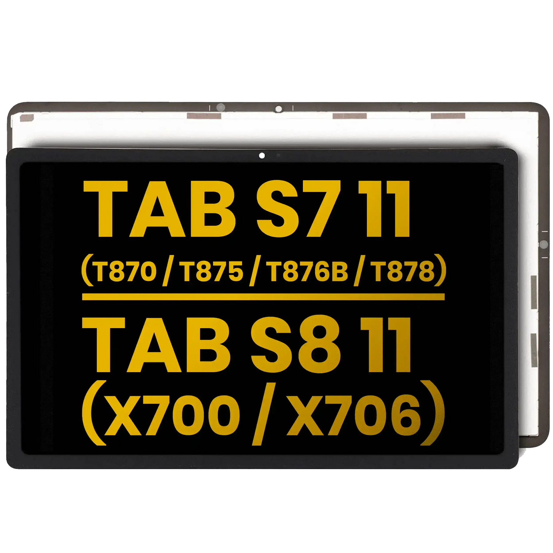LCD Assembly Without Frame Compatible For Samsung Galaxy Tab S7 11" (2020) (T870 / T875 / T876 / T878) / Tab S8 11" (2022) (X700 / X706) (Refurbished) (All Colors)