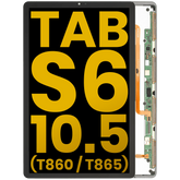 OLED Assembly Without Frame Compatible For Samsung Galaxy Tab S6 10.5" (T860 / T865) (2019) (Refurbished)