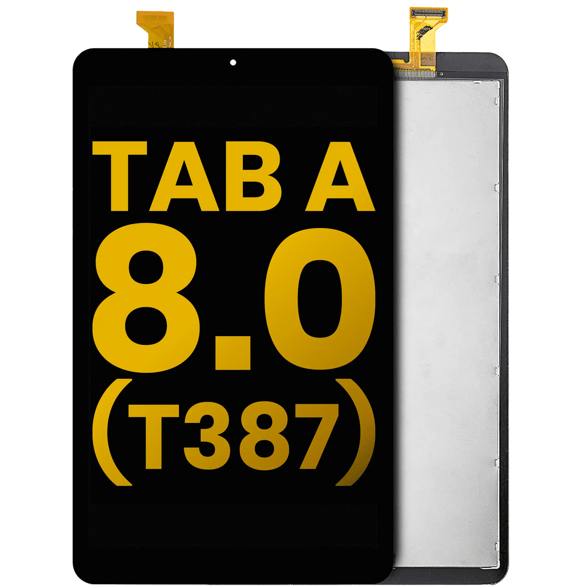 LCD Assembly Without Frame Compatible For Samsung Galaxy Tab A 8.0" (T387) (2018) (Refurbished) (Black)