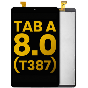 LCD Assembly Without Frame Compatible For Samsung Galaxy Tab A 8.0" (T387) (2018) (Refurbished) (Black)