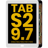 OLED Assembly Without Frame Compatible For Samsung Galaxy Tab S2 9.7" (T810 / T813 / T815 / T817 / T819) (2015) (Refurbished) (White)