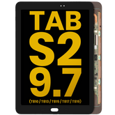 OLED Assembly Without Frame Compatible For Samsung Galaxy Tab S2 9.7" (T810 / T813 / T815 / T817 / T819) (2015) (Refurbished) (Black)