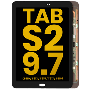 OLED Assembly Without Frame Compatible For Samsung Galaxy Tab S2 9.7" (T810 / T813 / T815 / T817 / T819) (2015) (Refurbished) (Black)